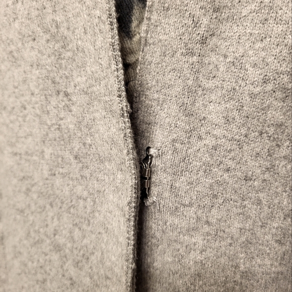 Knitted long vest mink and rabbit fur fabric size M - Picture 6 of 12